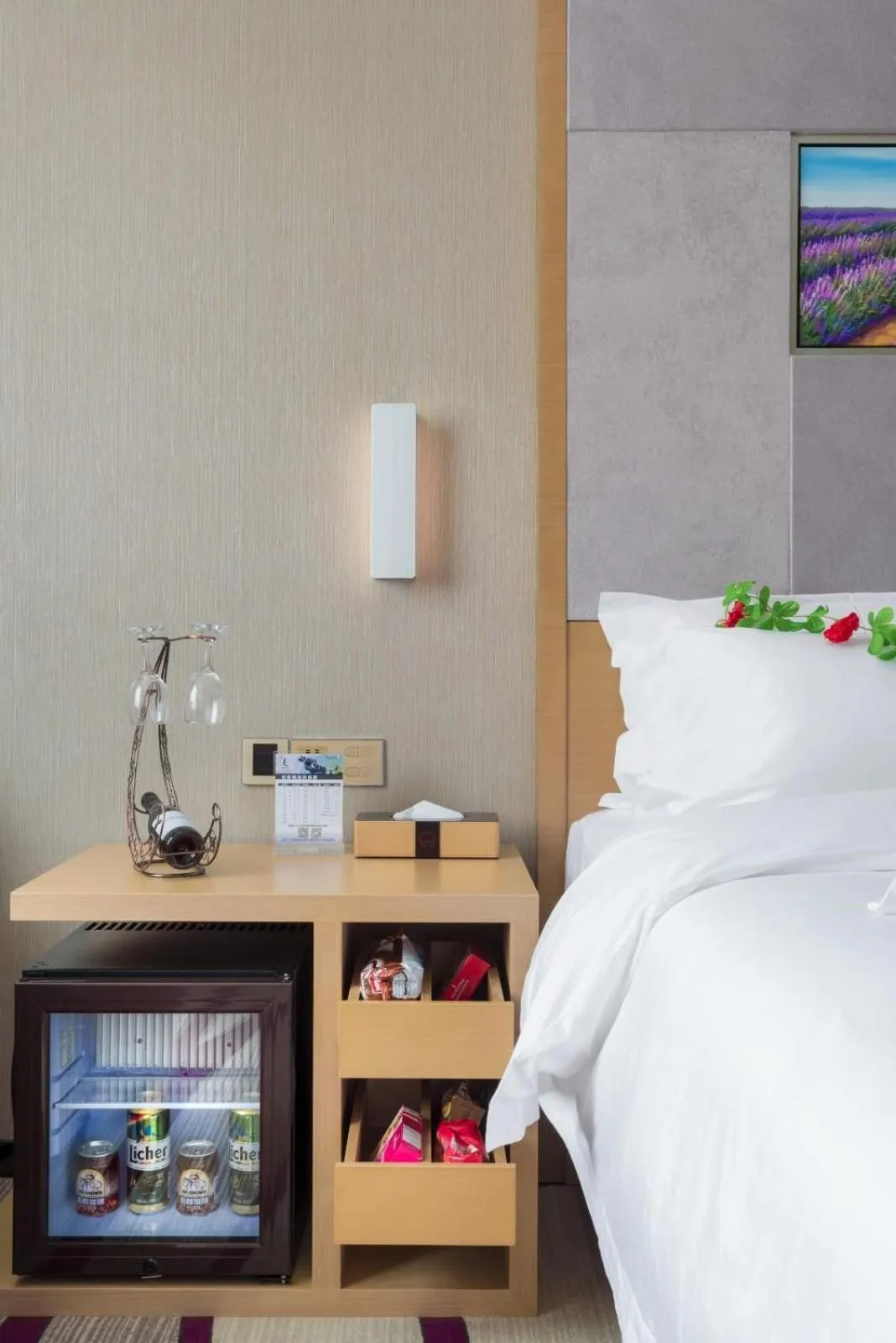 Bed in Lavande Hotel Guangzhou Sunac Cultural Tourism City Branch