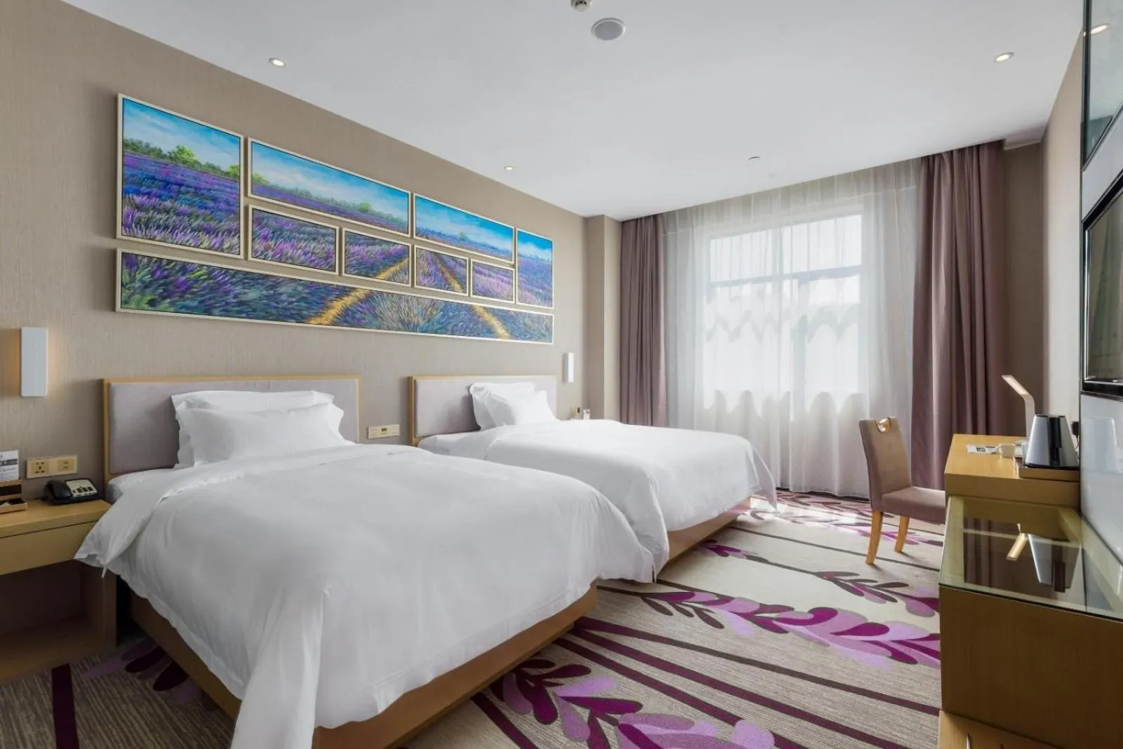 Bed in Lavande Hotel Guangzhou Sunac Cultural Tourism City Branch