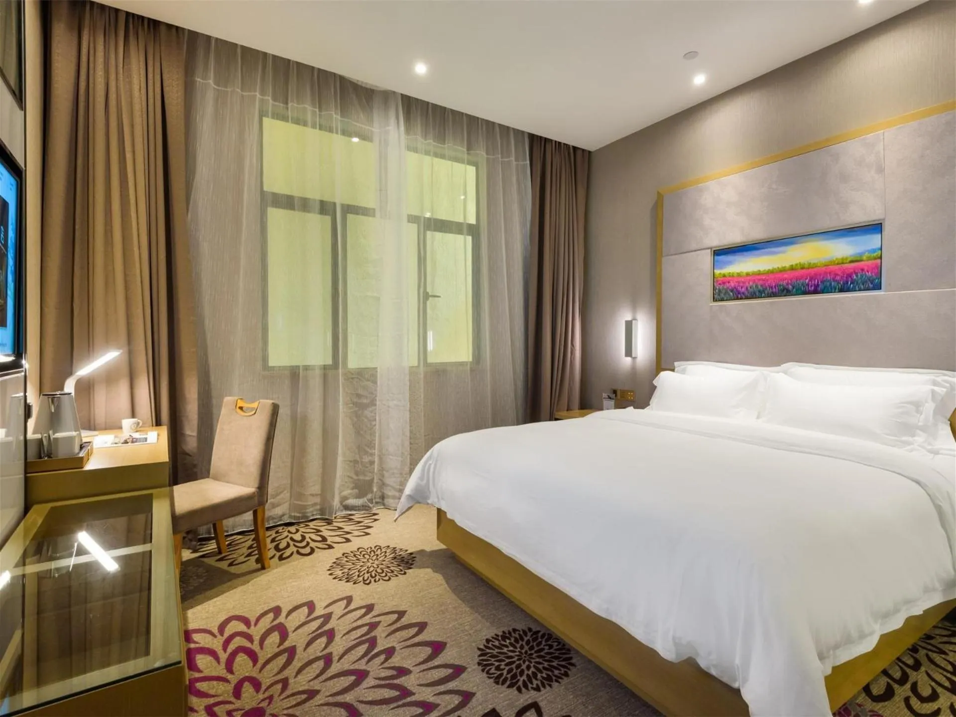 Bed in Lavande Hotel Guangzhou Sunac Cultural Tourism City Branch