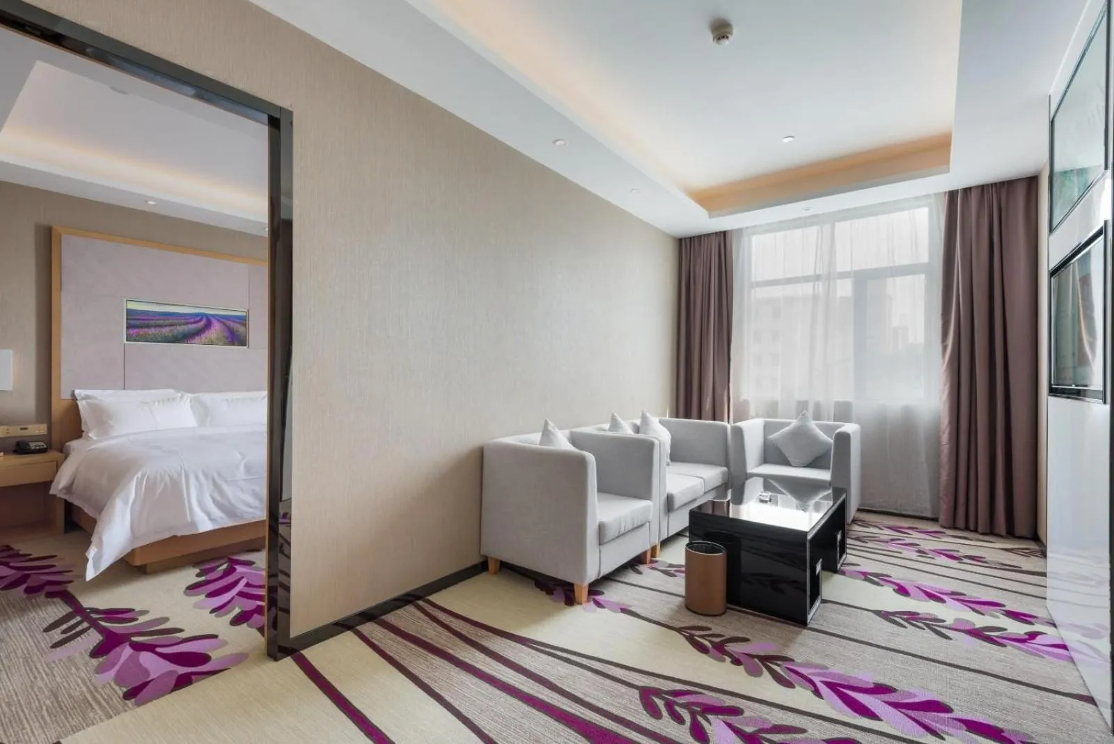 Bed in Lavande Hotel Guangzhou Sunac Cultural Tourism City Branch