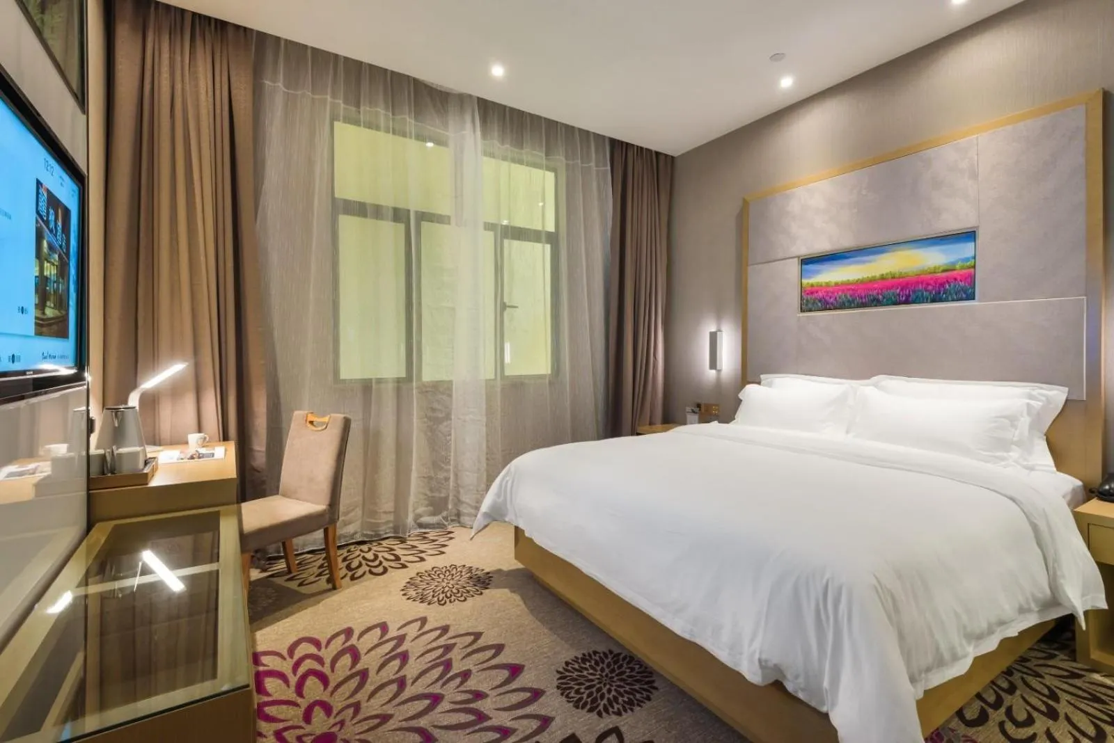 Bed in Lavande Hotel Guangzhou Sunac Cultural Tourism City Branch