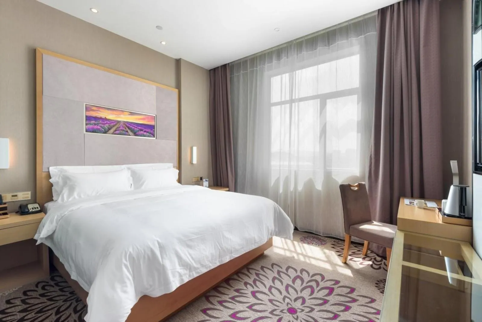 Bed in Lavande Hotel Guangzhou Sunac Cultural Tourism City Branch