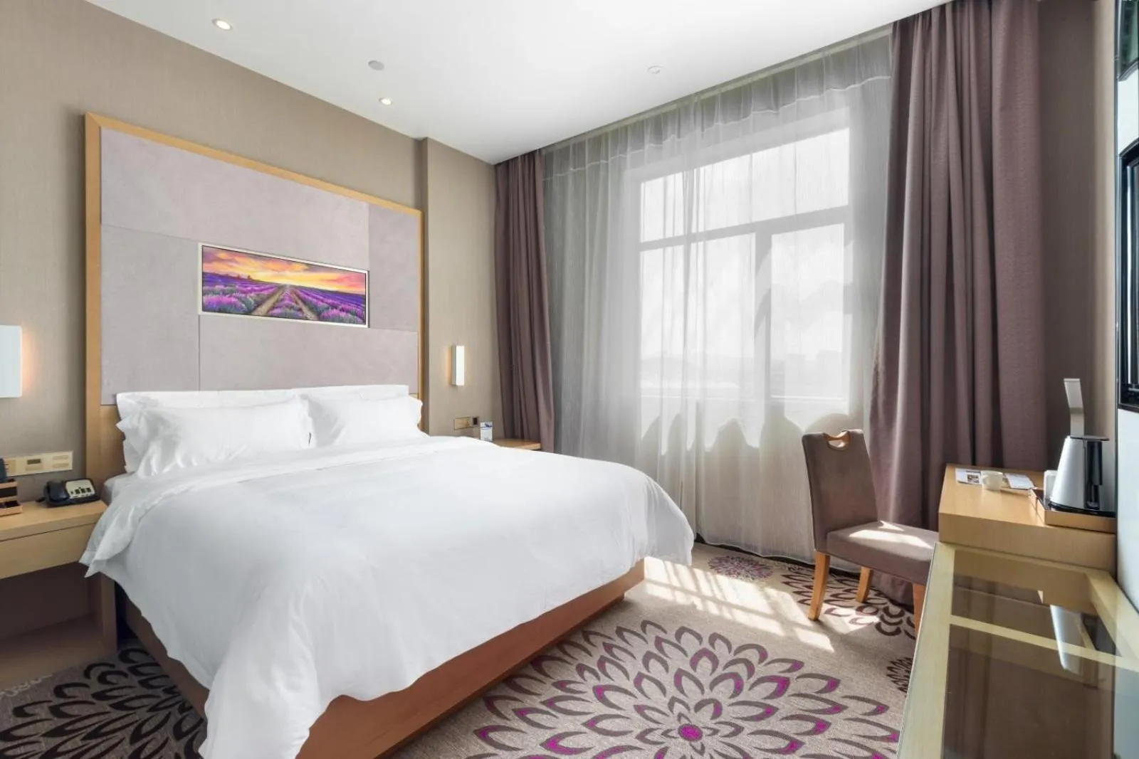 Bed in Lavande Hotel Guangzhou Sunac Cultural Tourism City Branch