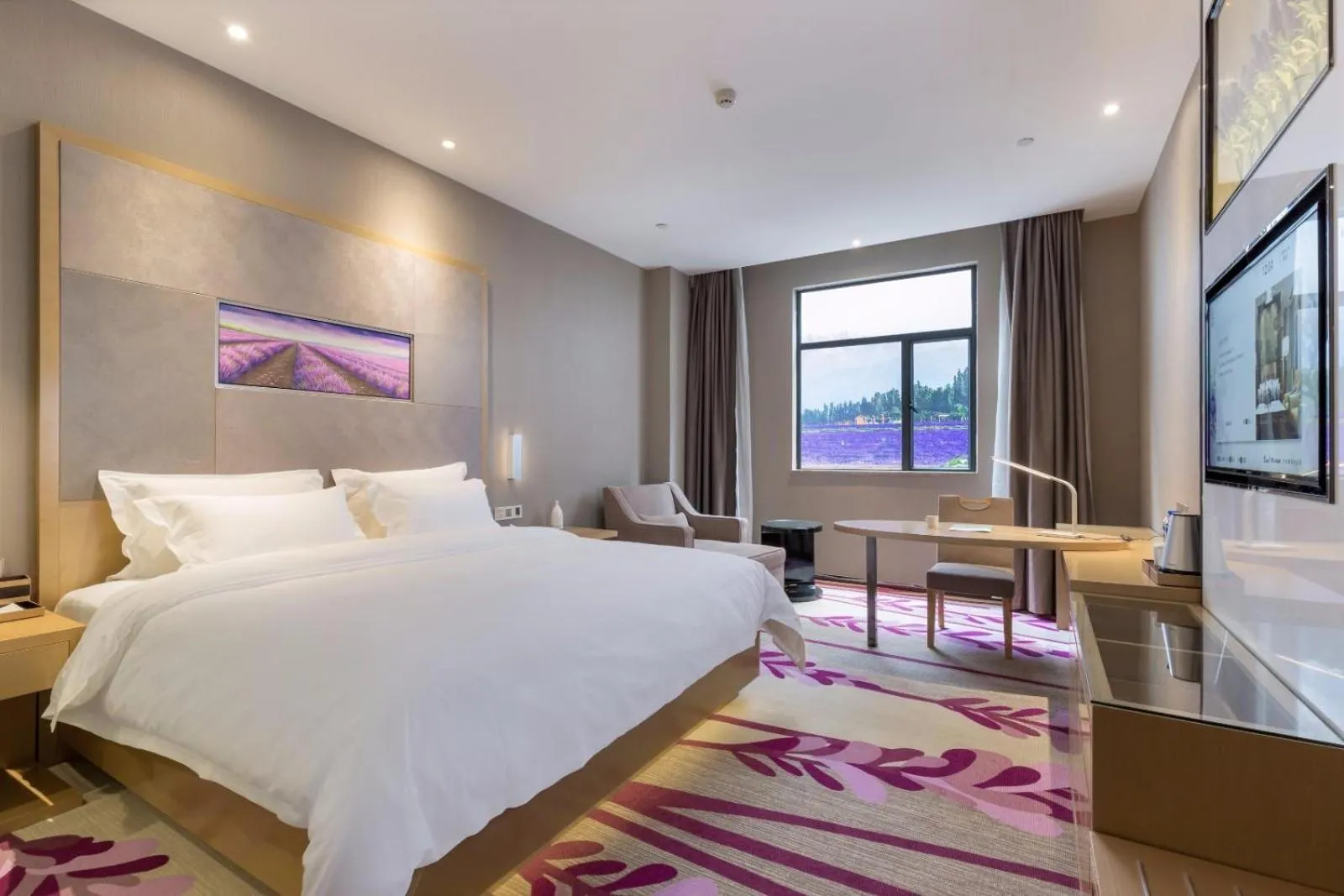 Bed in Lavande Hotel Guangzhou Sunac Cultural Tourism City Branch