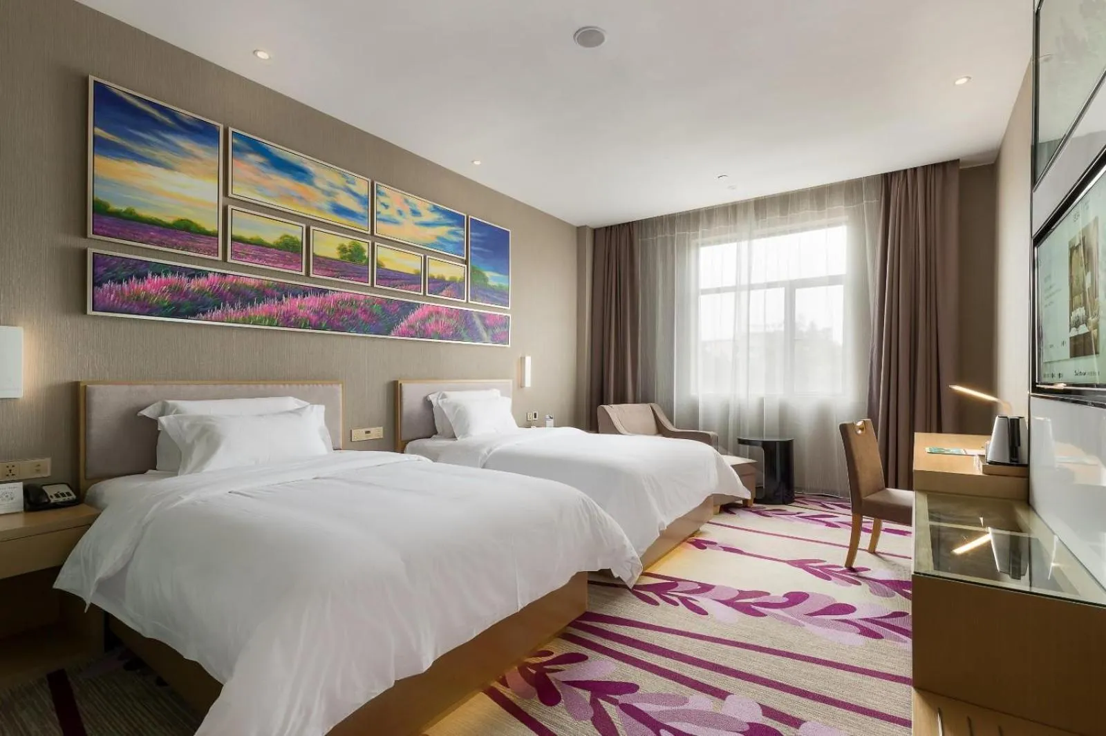 Bed in Lavande Hotel Guangzhou Sunac Cultural Tourism City Branch