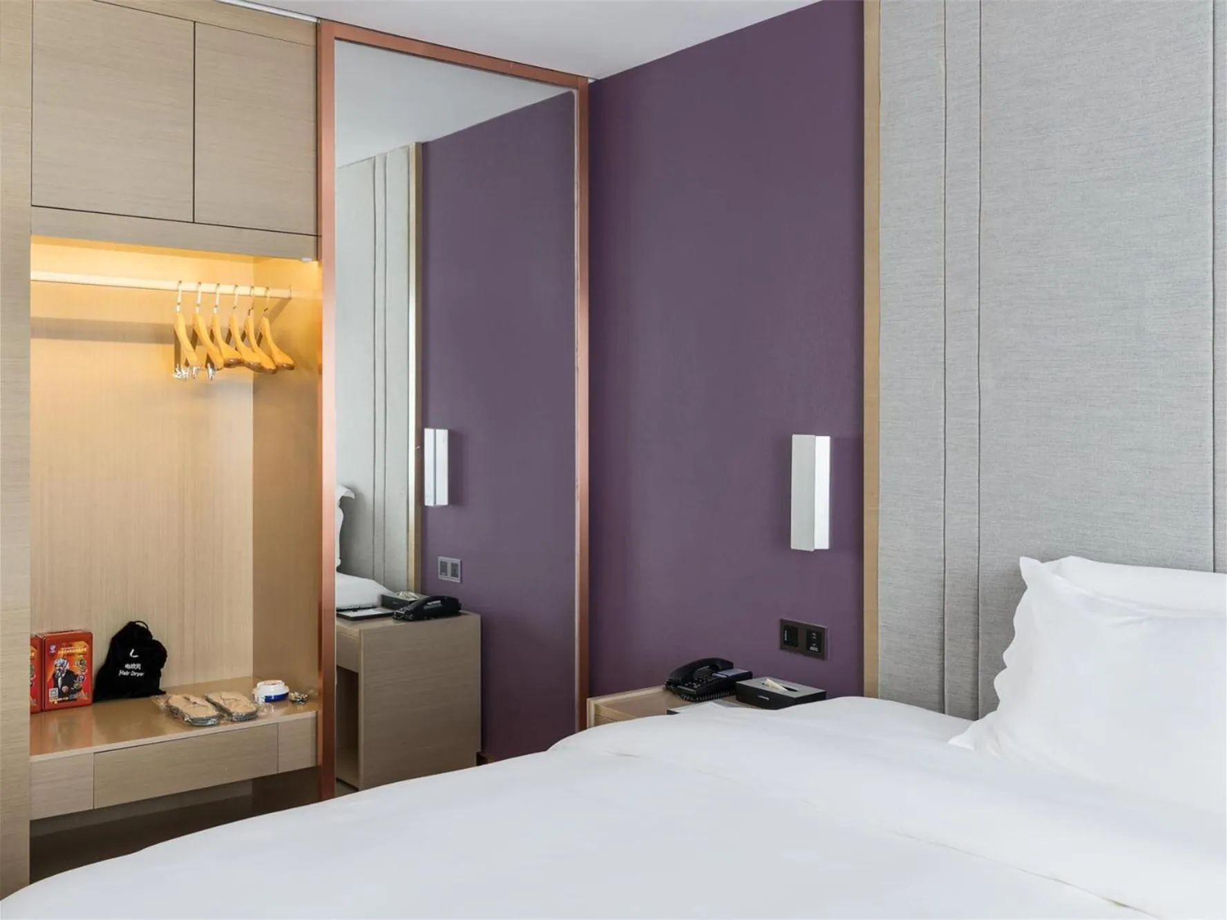 Bed in Lavande Hotel Guangzhou Sunac Cultural Tourism City Branch