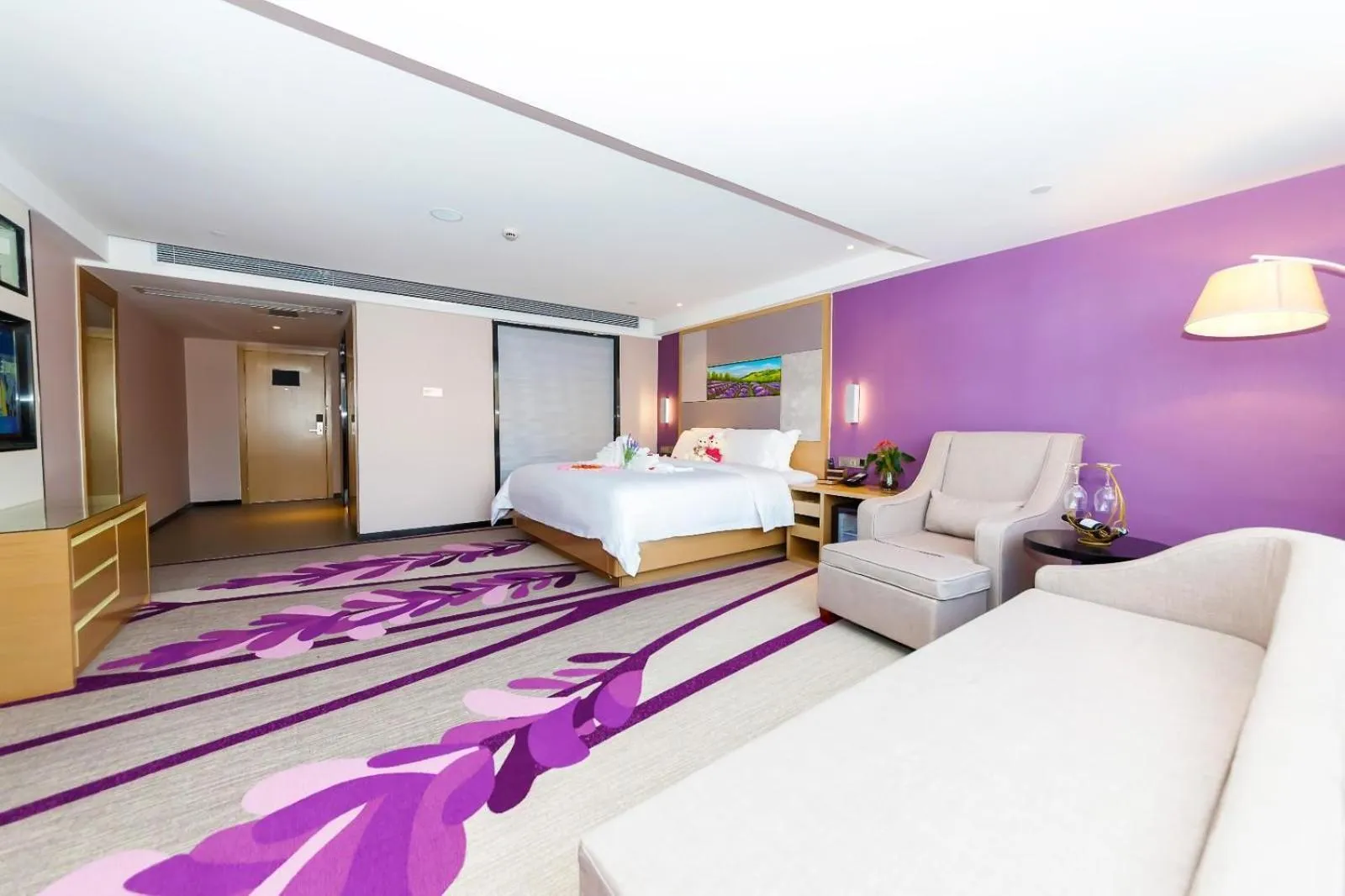 Bed in Lavande Hotel Changde Pedestrian Street Branch