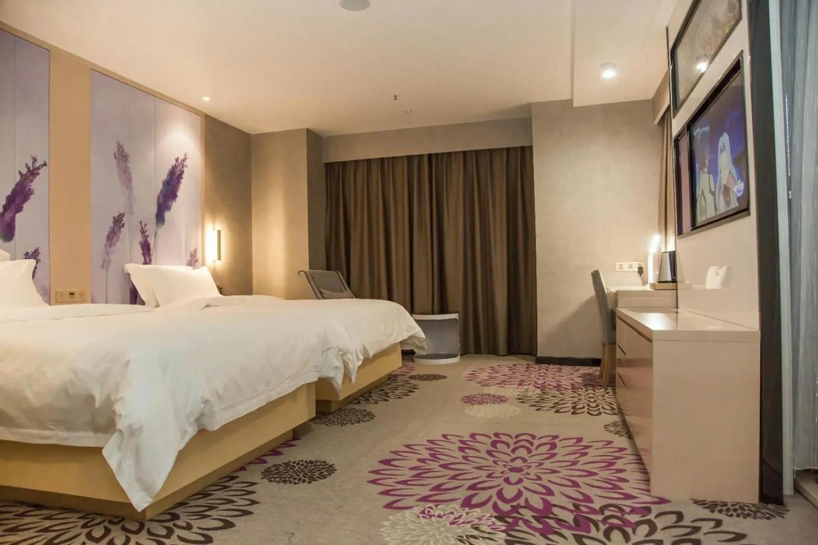 Bed in Lavande Hotels Xianning Tonghui Square Branch