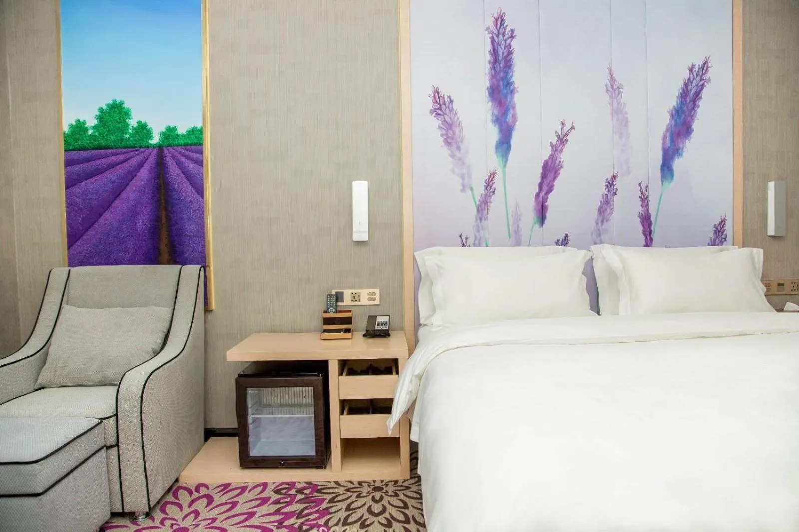 Bed in Lavande Hotels Xianning Tonghui Square Branch