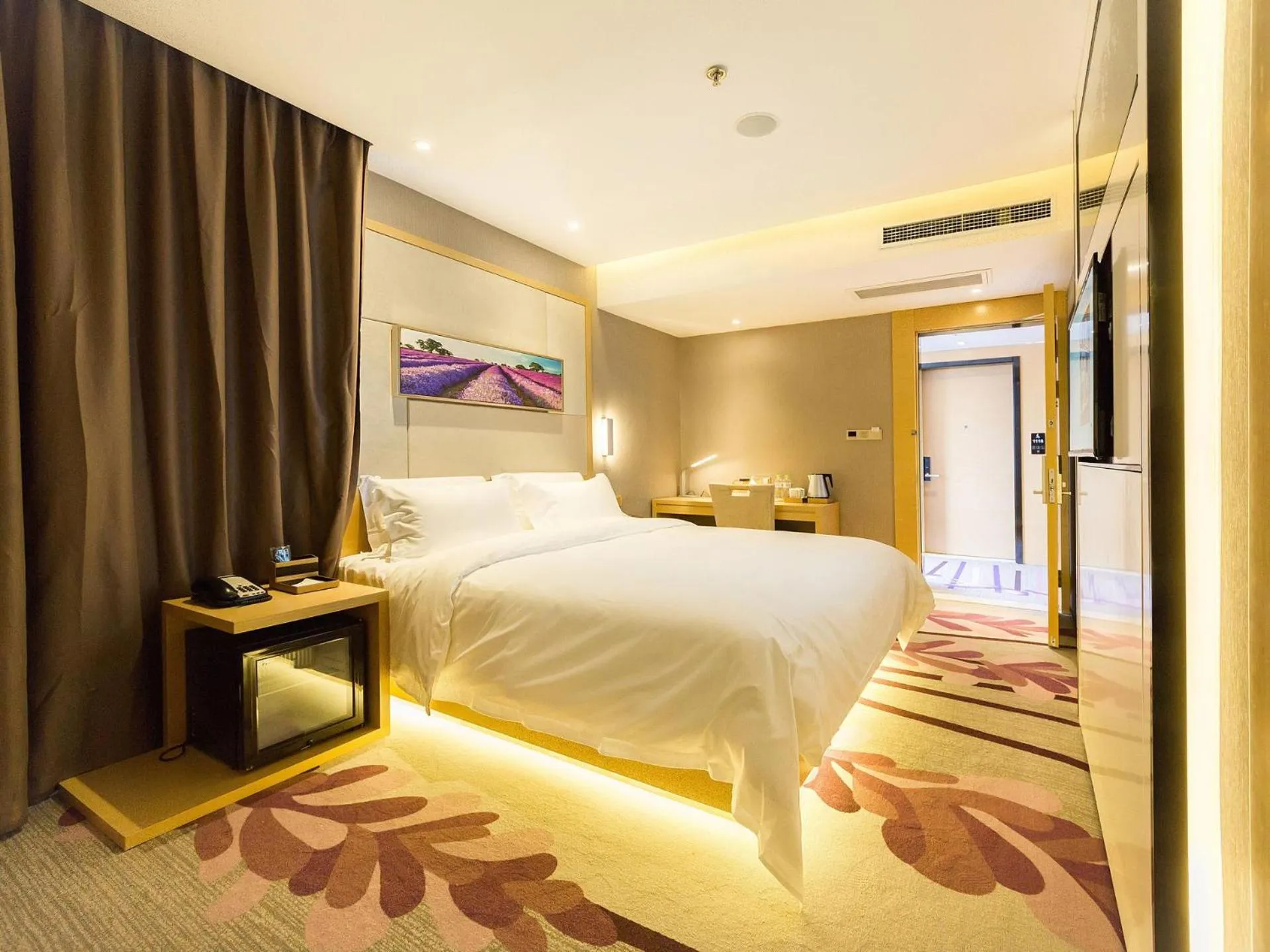 Bed in Lavande Hotels Weihai Weigao Square Branch