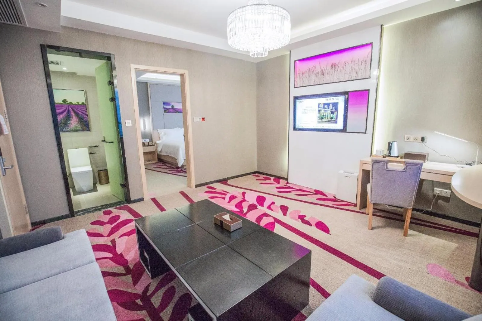 Bed in Lavande Hotel Jiujiang Railway Station Branch