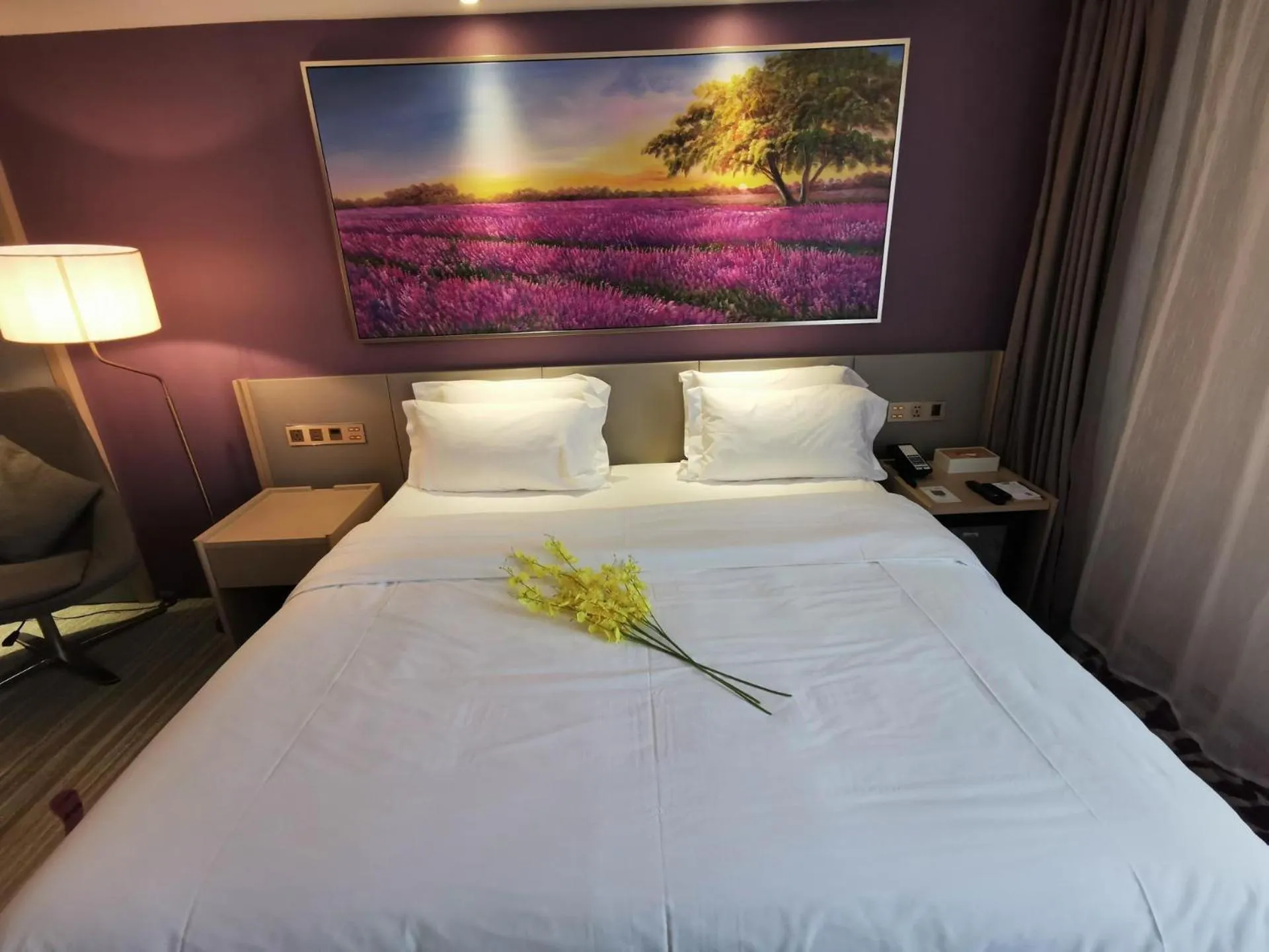 Bed in Lavande Hotel (Changchun Yiqi Branch)