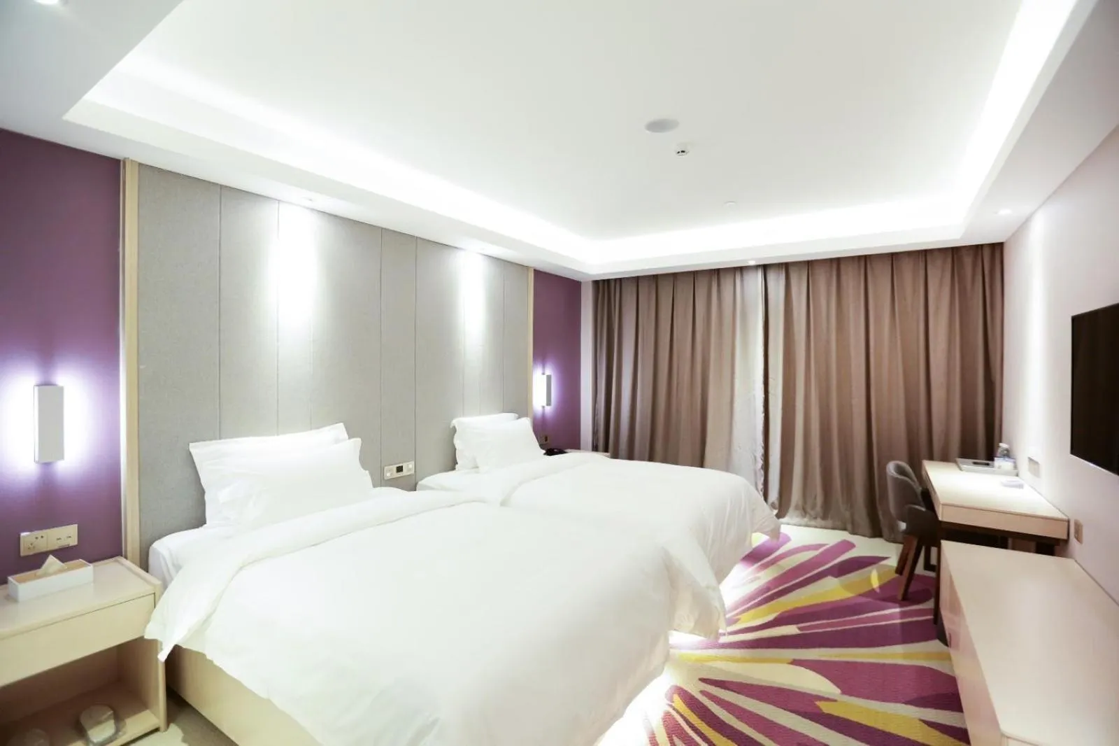 Bed in Lavande Hotel (Jingdezhen Taoxichuan Creative Square Branch)