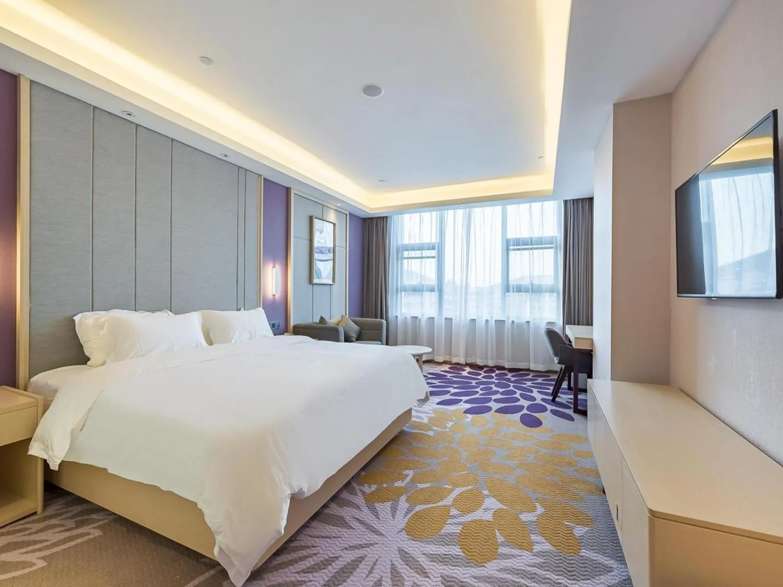 Bed in Lavande Hotel Xuzhou Junsheng Plaza