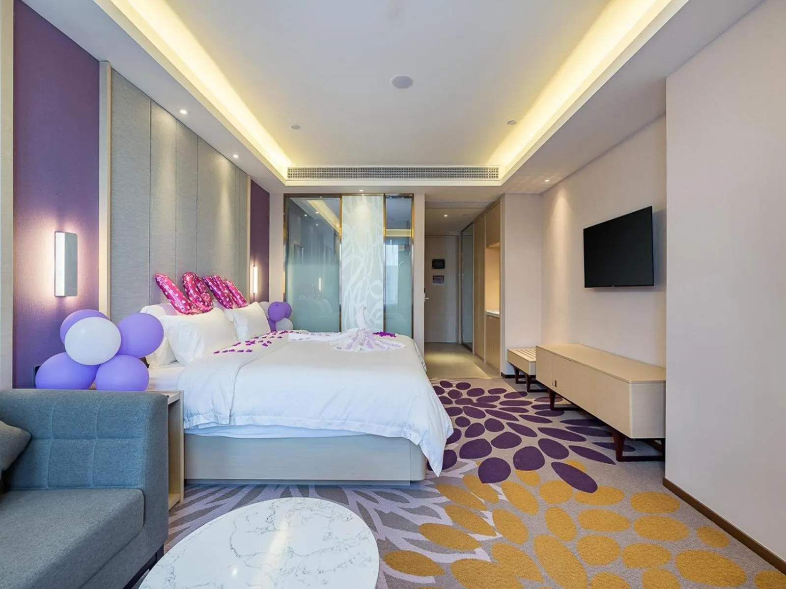 Bed in Lavande Hotel Xuzhou Junsheng Plaza