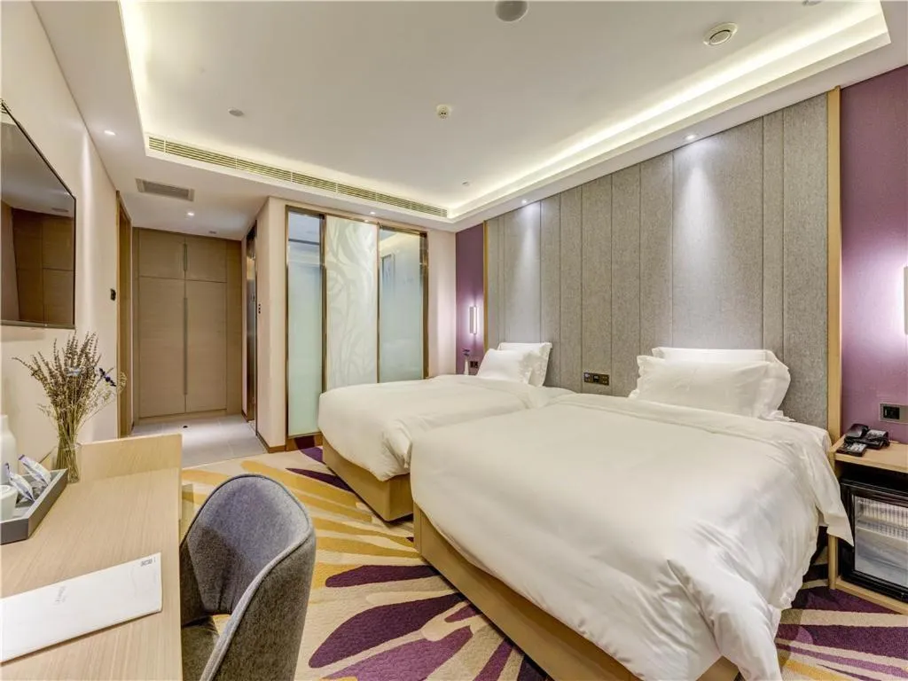 Bed in Lavande Hotel Tangshan Convention and Exhibition Yuanyang City