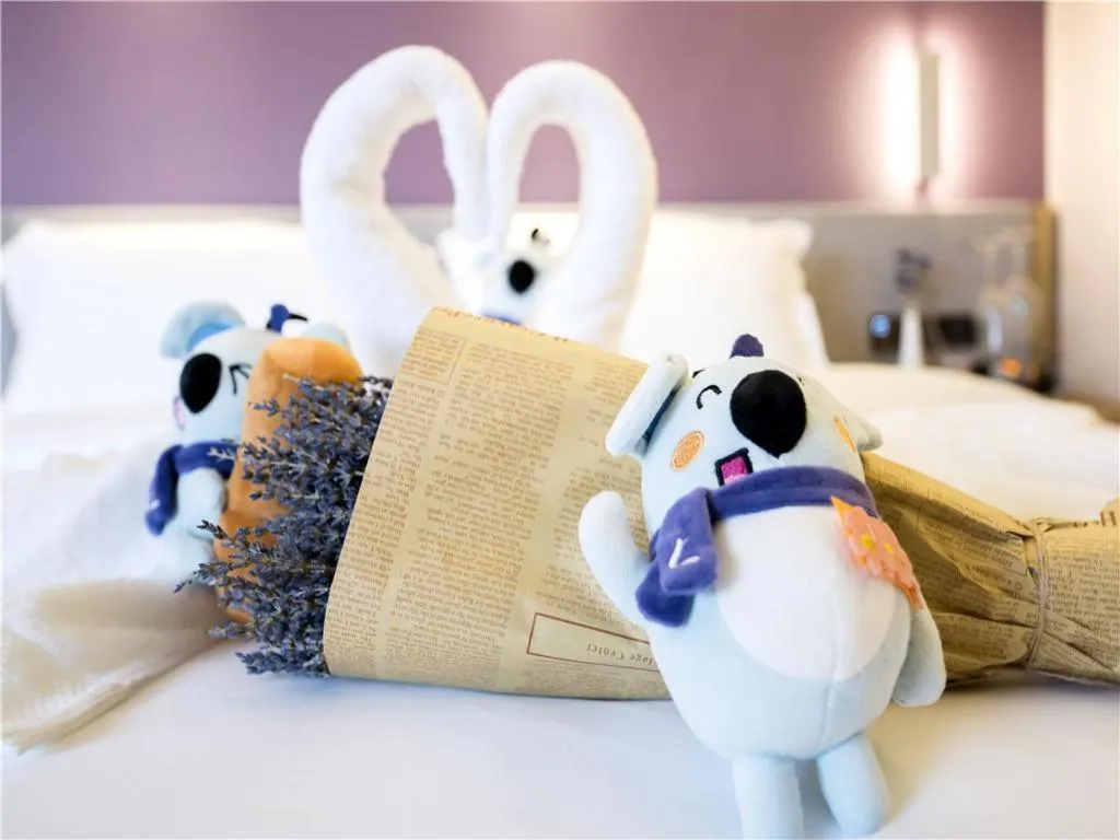 Bed in Lavande Hotel Tangshan Convention and Exhibition Yuanyang City