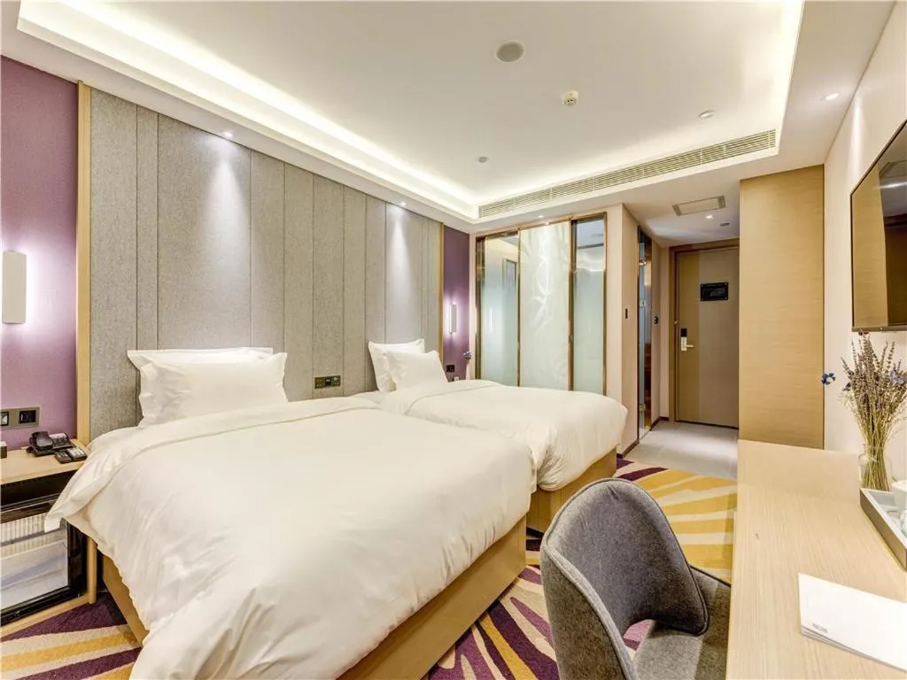 Bed in Lavande Hotel Tangshan Convention and Exhibition Yuanyang City