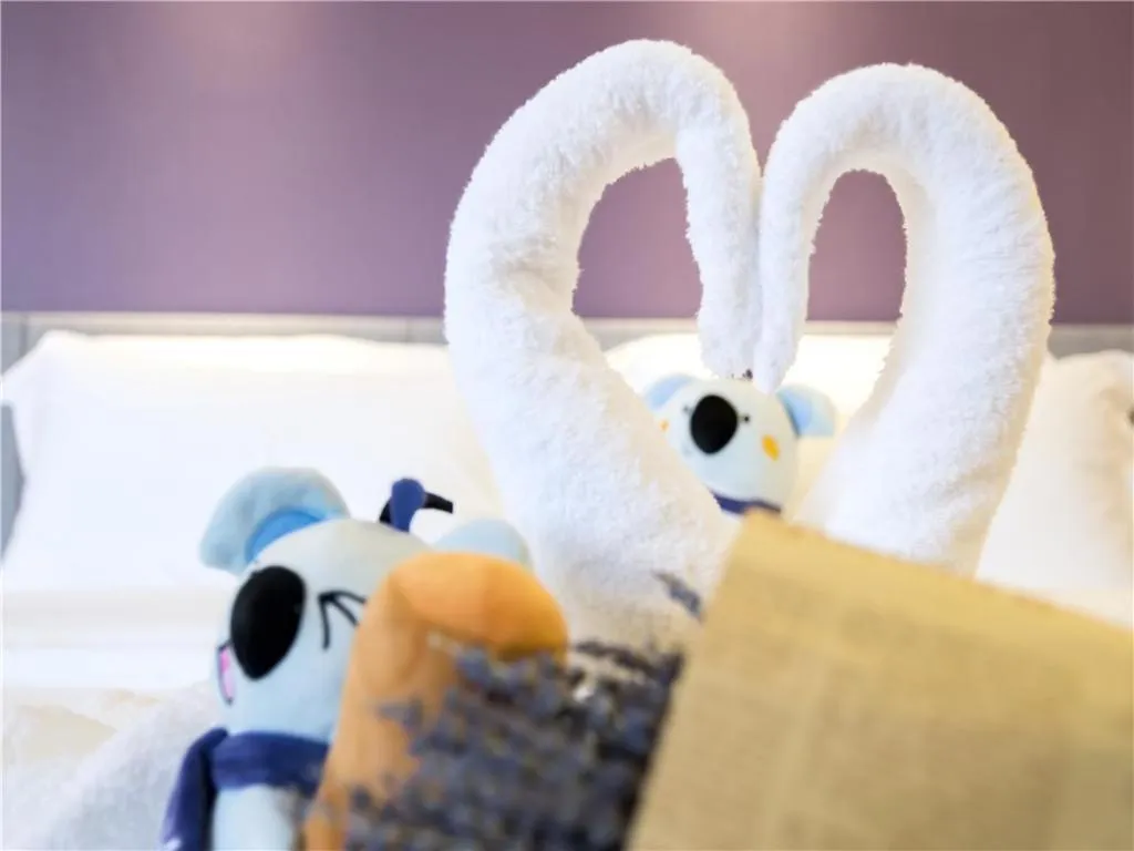 Bed in Lavande Hotel Tangshan Convention and Exhibition Yuanyang City