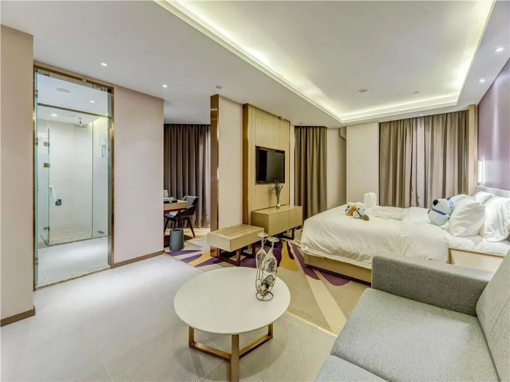 Bed in Lavande Hotel Tangshan Convention and Exhibition Yuanyang City