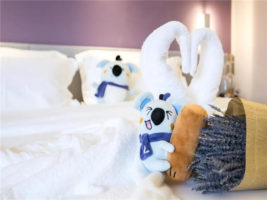 Bed in Lavande Hotel Tangshan Convention and Exhibition Yuanyang City