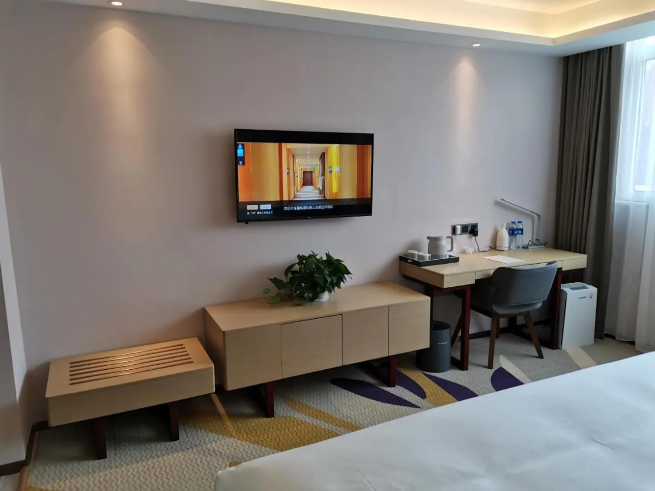Bed in Lavande Hotel Tangshan Convention and Exhibition Yuanyang City