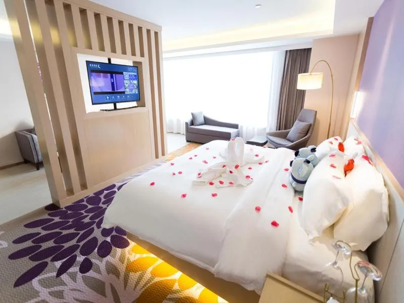 Bed in Lavande Hotel Suqian Yanghe New District