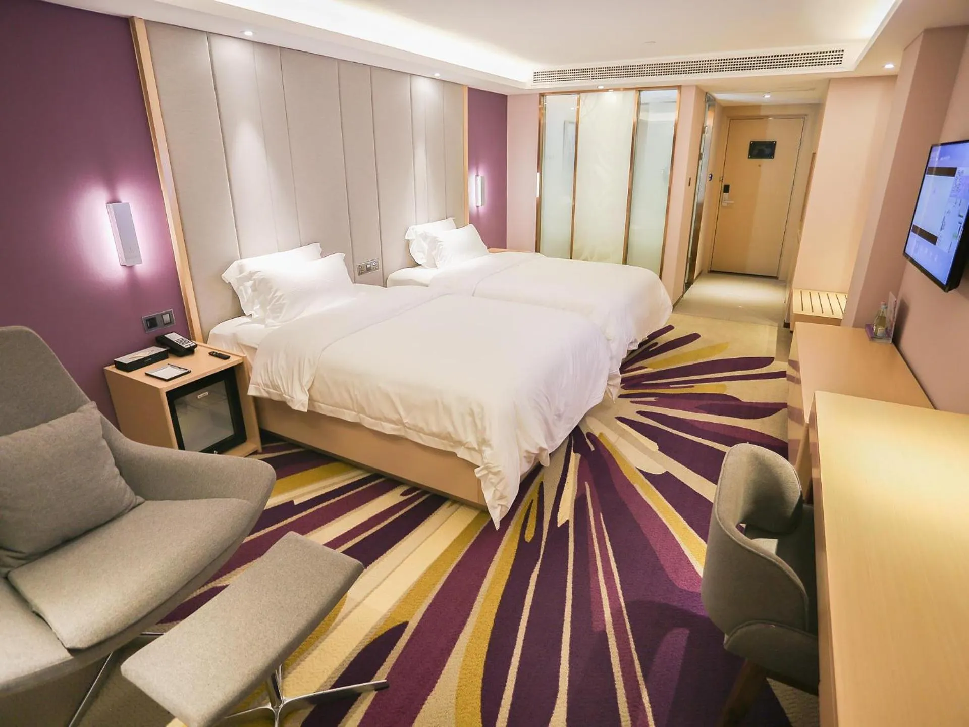 Bed in Lavande Hotel Zhoushan Putuo