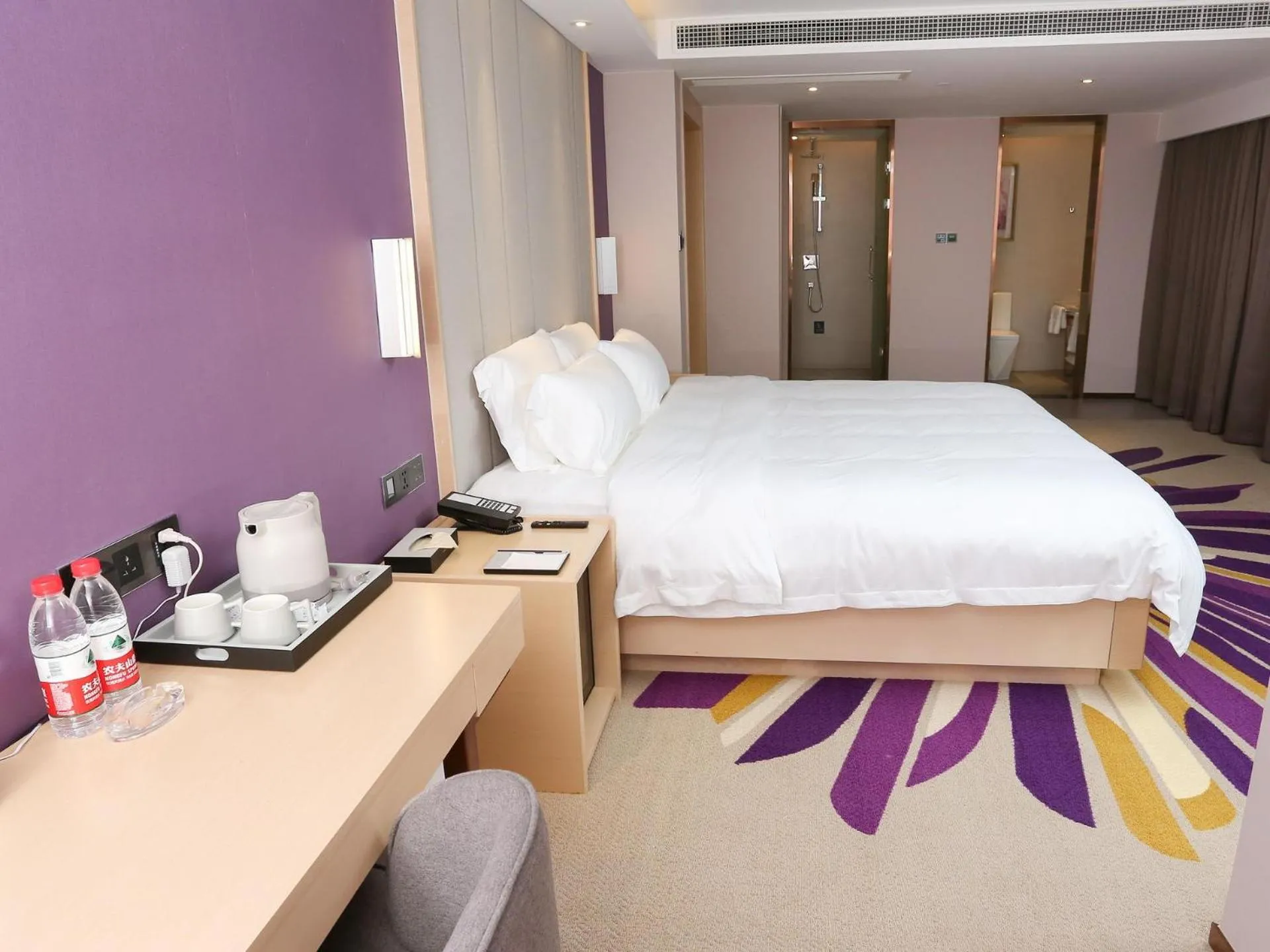 Bed in Lavande Hotel Zhoushan Putuo