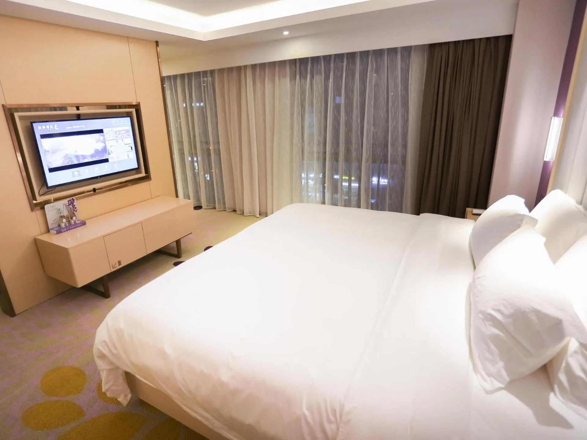 Bed in Lavande Hotel Zhoushan Putuo