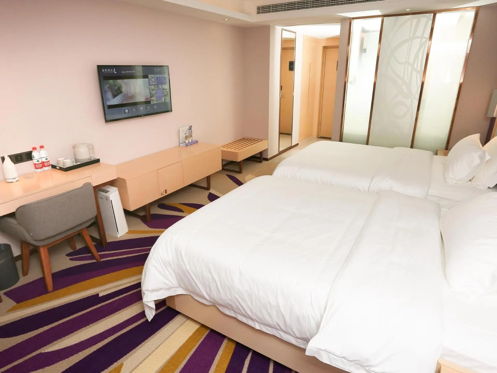 Bed in Lavande Hotel Zhoushan Putuo