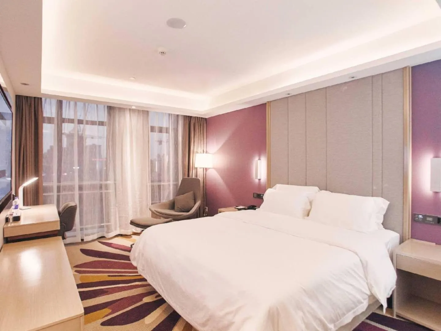 Bed in Lavande Hotel Ningbo Railway Station North Square