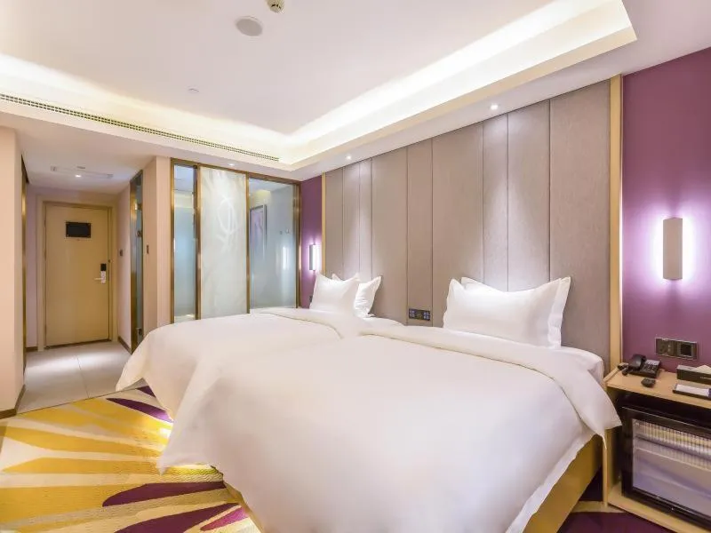 Bed in Lavande Hotel Langfang City Government