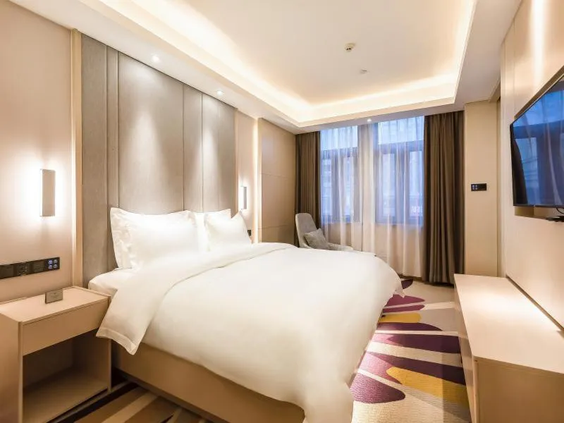 Bed in Lavande Hotel Langfang City Government