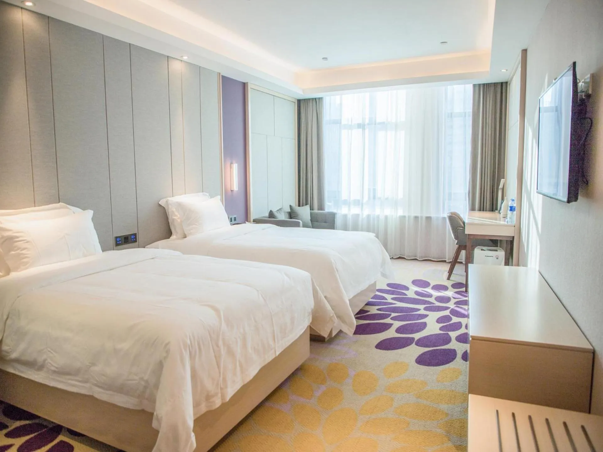 Bed in Lavande Hotel Cangzhou Kaiyuan Avenue Rongsheng Plaza