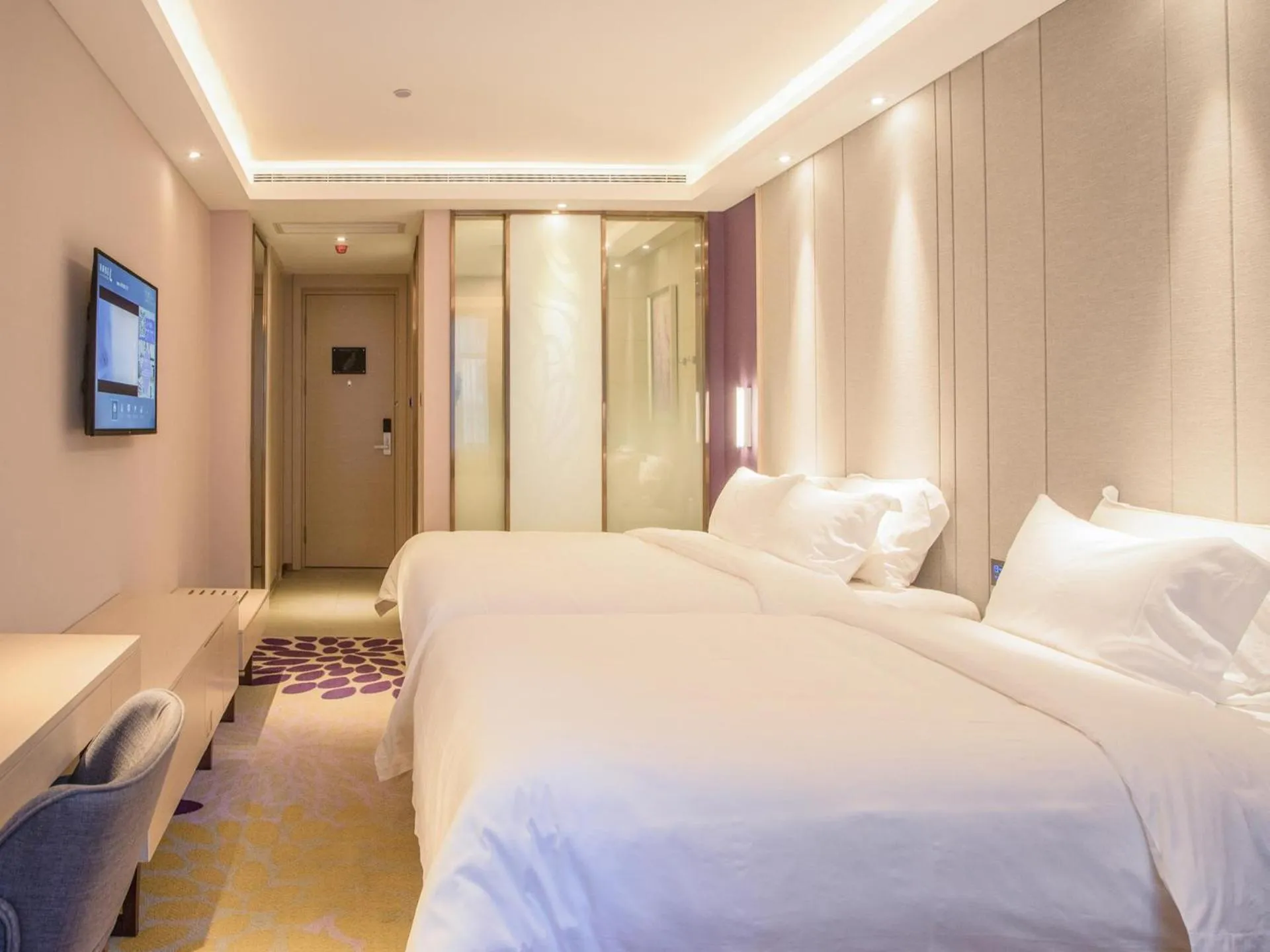 Bed in Lavande Hotel Cangzhou Kaiyuan Avenue Rongsheng Plaza