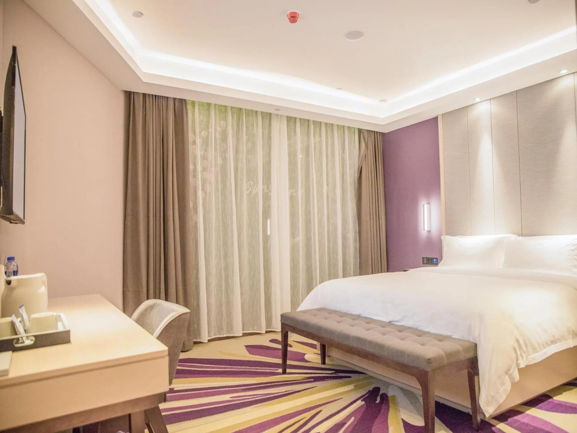 Bed in Lavande Hotel Cangzhou Kaiyuan Avenue Rongsheng Plaza