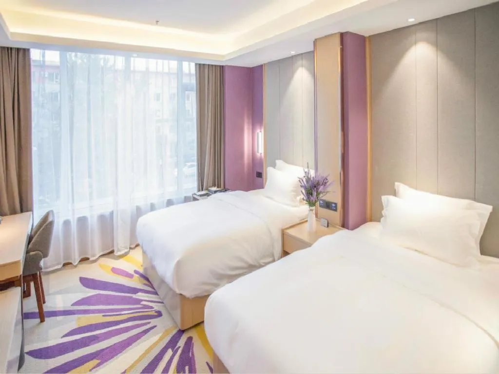 Bed in Lavande Hotel Jinzhou Jiefang Road Kaixuan Building