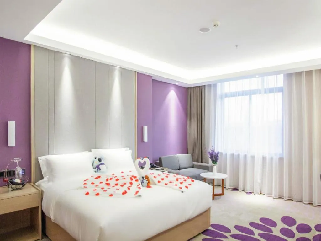Bed in Lavande Hotel Jinzhou Jiefang Road Kaixuan Building