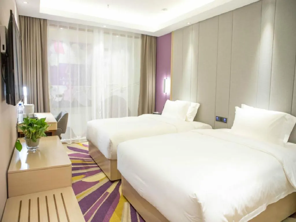 Bed in Lavande Hotel Jinzhou Jiefang Road Kaixuan Building