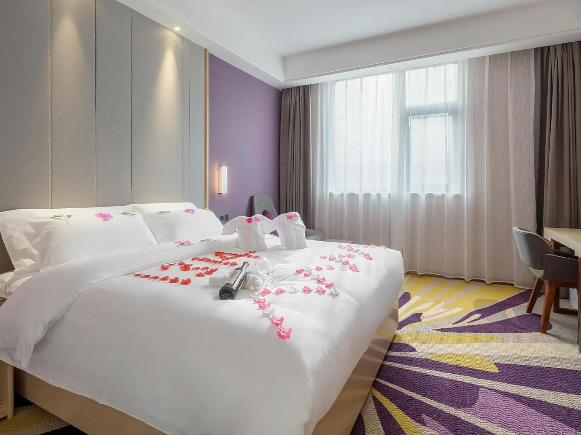 Bed in Lavande Hotel Changsha Xingsha Center