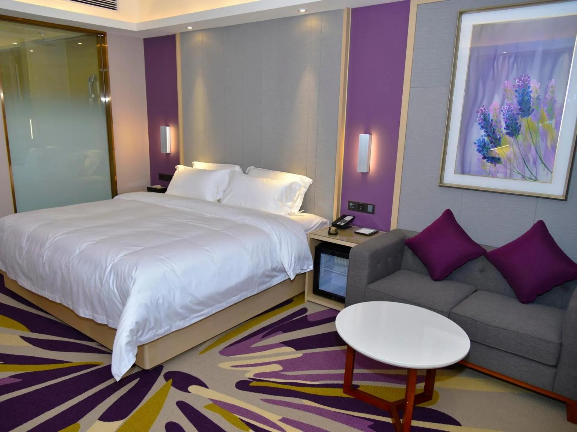 Bed in Lavande Hotel Fuzhou Wanda Plaza High-speed Railway Station