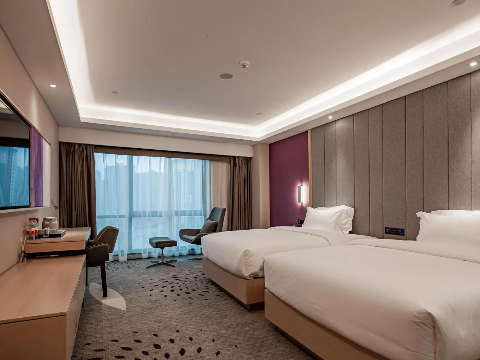 Bed in Lavande Hotel Changsha Avenue Metro Station