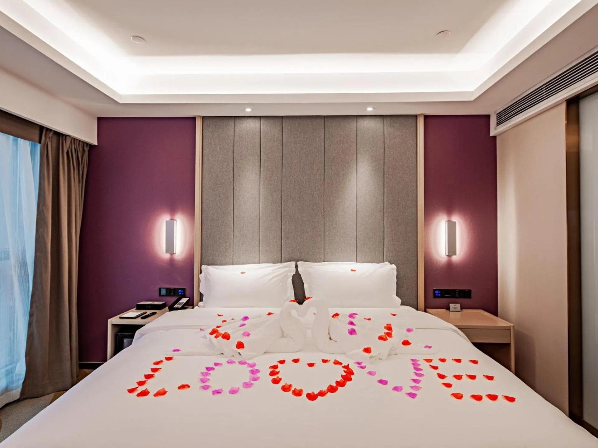 Bed in Lavande Hotel Changsha Avenue Metro Station