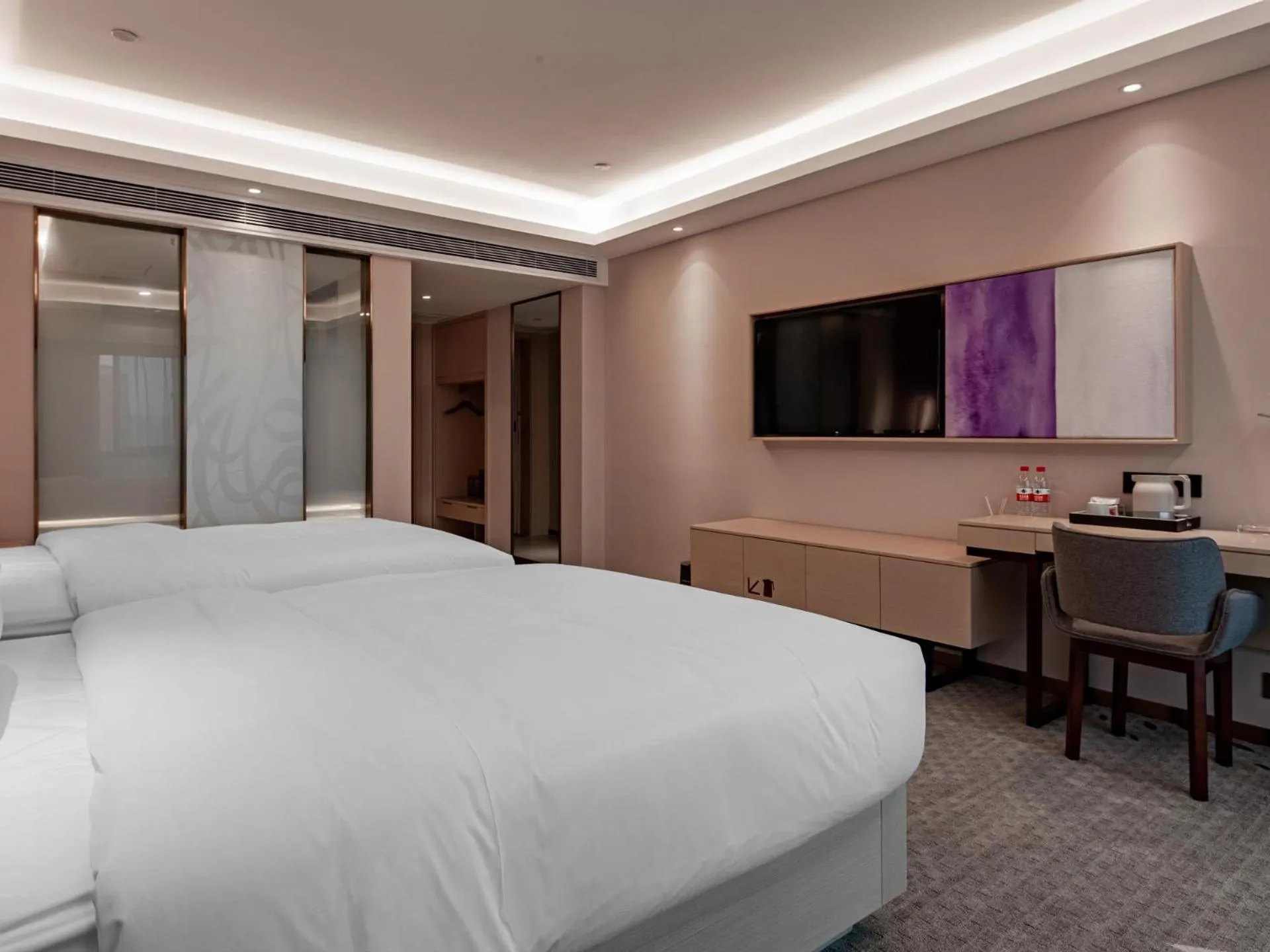 Bed in Lavande Hotel Changsha Avenue Metro Station