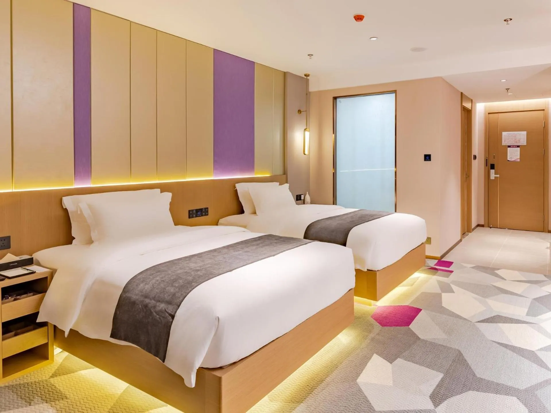 Bed in Lavande Hotel Lujiang Zhouyu Avenue