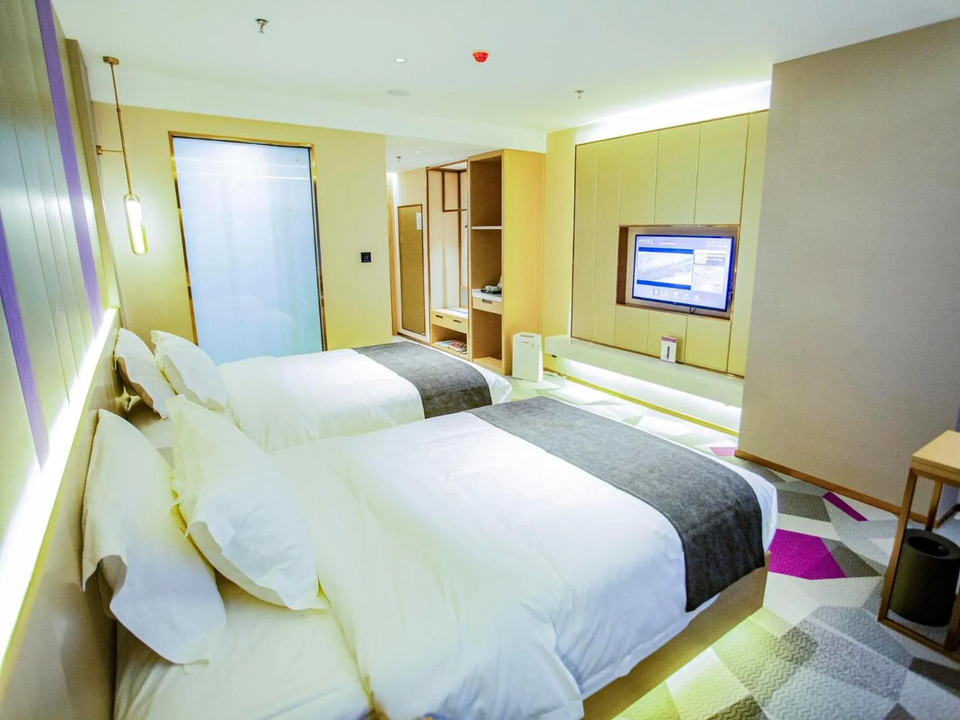 Bed in Lavande Hotel Lujiang Zhouyu Avenue