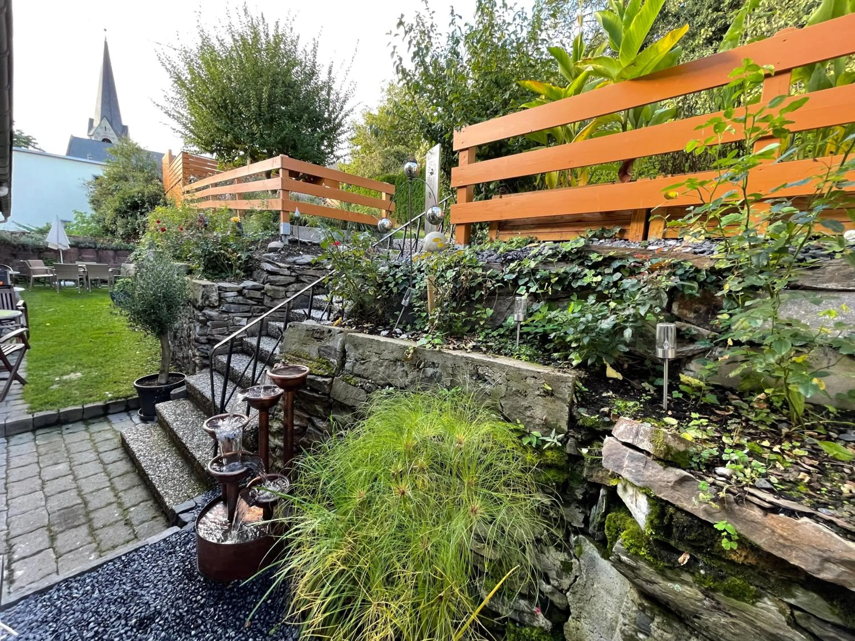 Garden in Hotel Garni Maaß