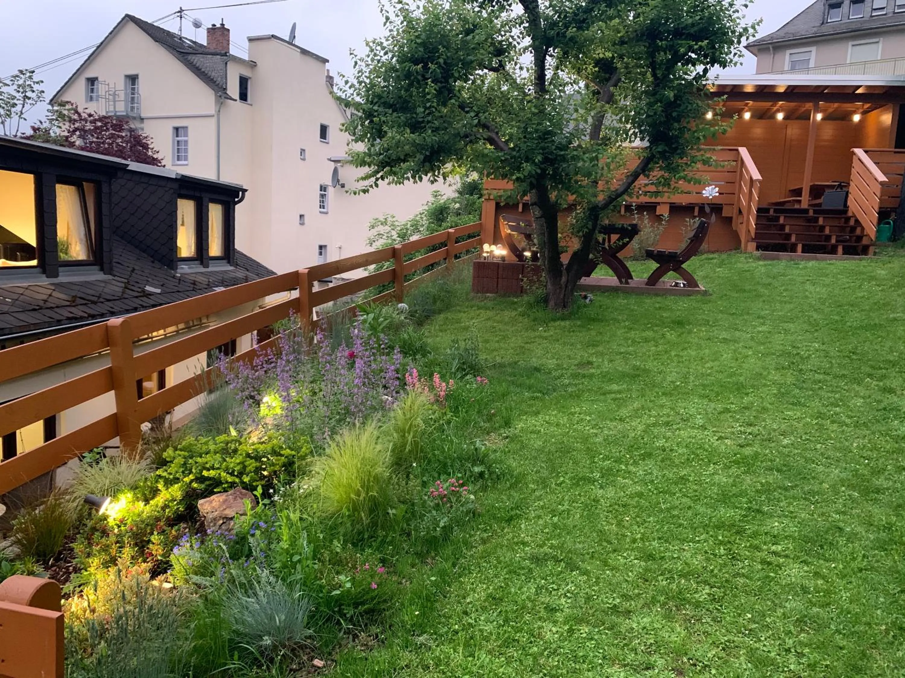 Garden in Hotel Garni Maaß