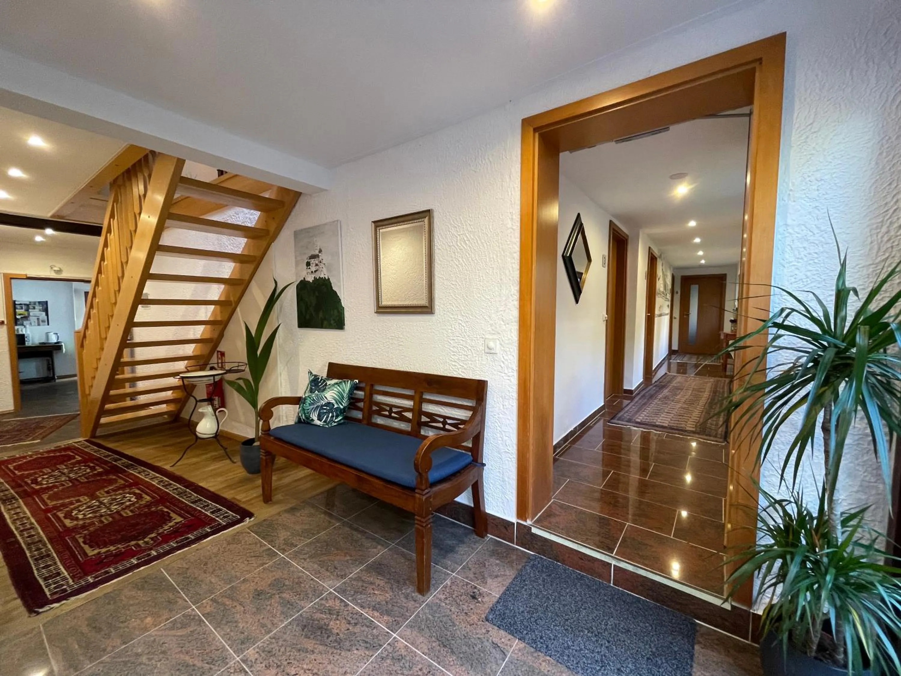 Seating area in Hotel Garni Maaß